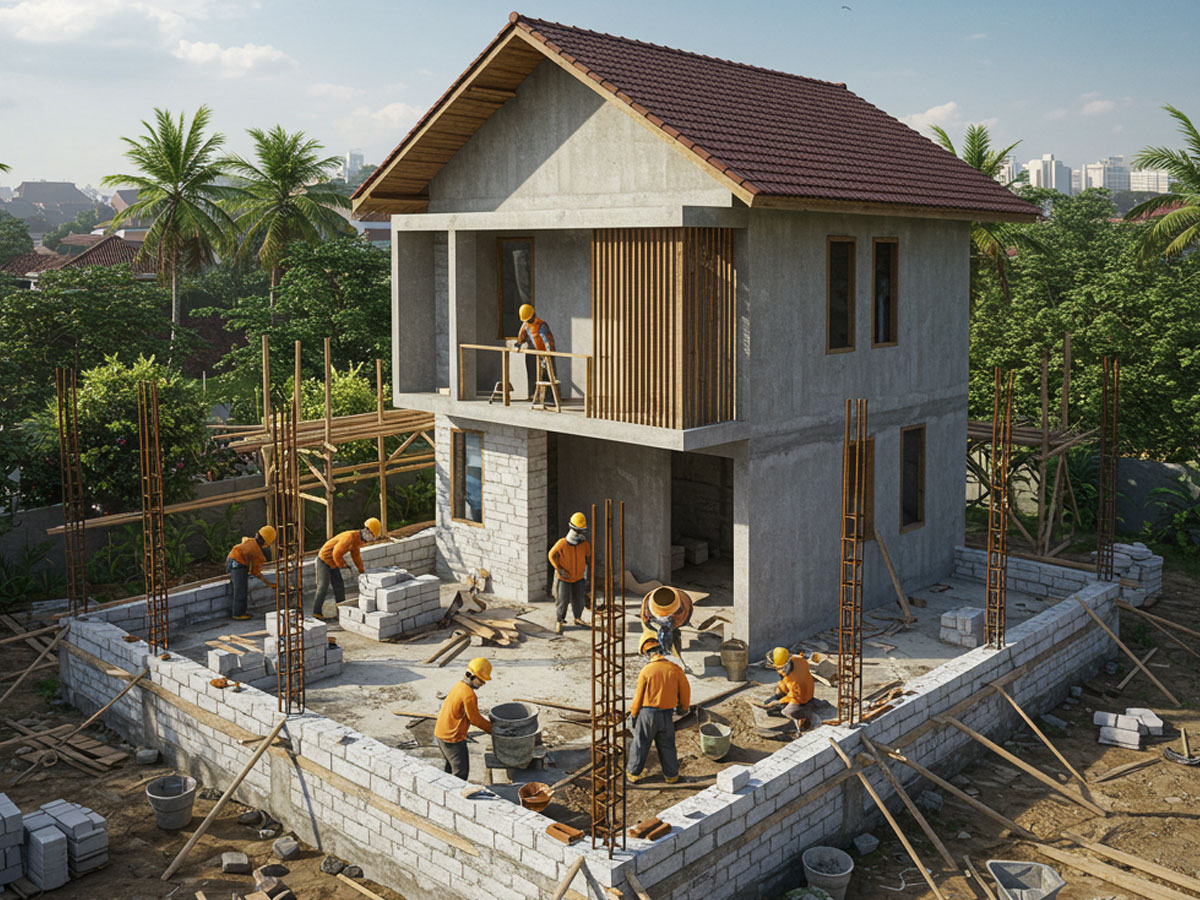 renovasi rumah dari nol